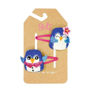 SATI - กิ๊บหนีบผม LC111  CM.COUPLE PENGUIN