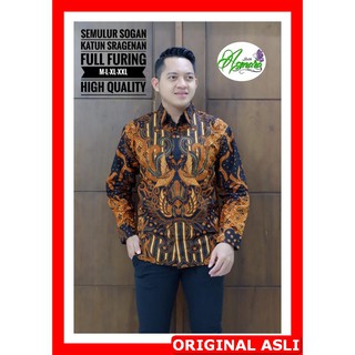 Semulur Sogan BATIK PREMIUM MODERN BATIK SOLO BATIK เสื้อเชิ้ตแขนยาว ลายผีเสื้อ ดอกไม้ GEBER Sogan bayuputra adiwangsa arjasa SETYANING PRABU RED PEKSO Parikesite Blue Dragon LESMANA Butterfly Queen GEBER MAROON BISONO IJO KETAMAN ABANG