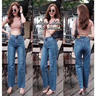 JH1930#มีS-XL#ยีนส์ขากระบอก#jeanshouse