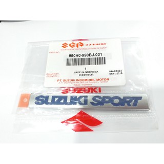 โลโก้ซูซูกิสปอร์ต EMBLEM SUZUKI SPORT 990H0-990BJ-001 ( XL7 , ERTIGA all new )