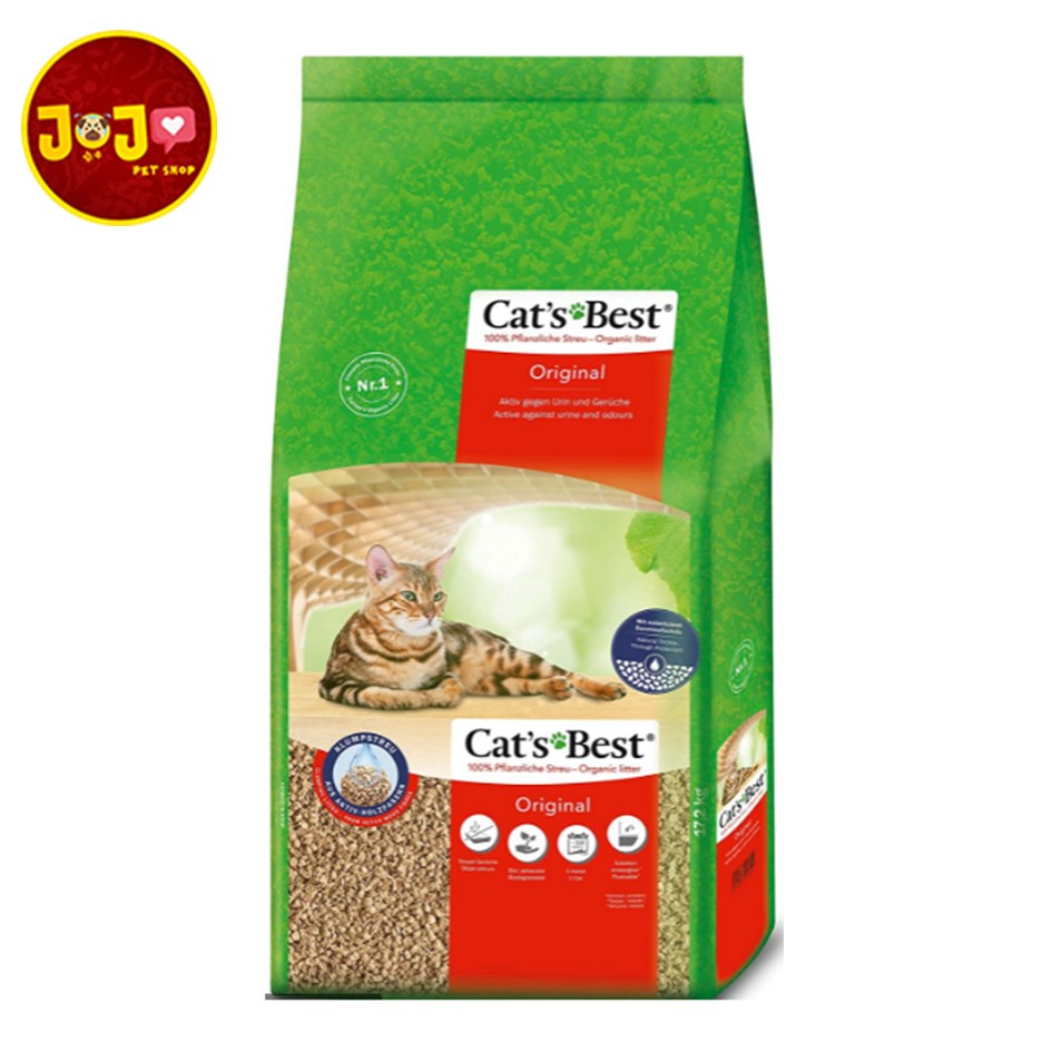 Cat's Best Original ทรายแมว สำหรับแมวขนสั้น ขนาด 40 ลิตร