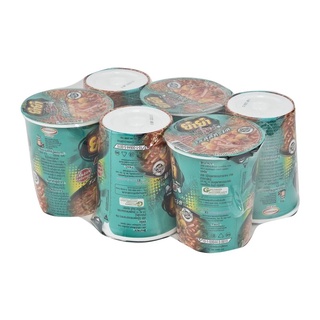 ยำยำคัพ บะหมี่กึ่งสําเร็จรูป รสสุกี้ทะเล 60 กรัม x 6 ถ้วย Yum Yum Cup Instant Noodle Suki Seafood Flavour 60 g x 6 Cups