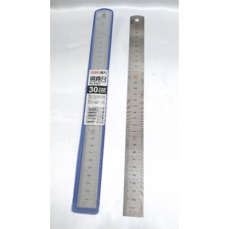 30 CM IRON RULER / RULER / RULLER / DELI E - 8463