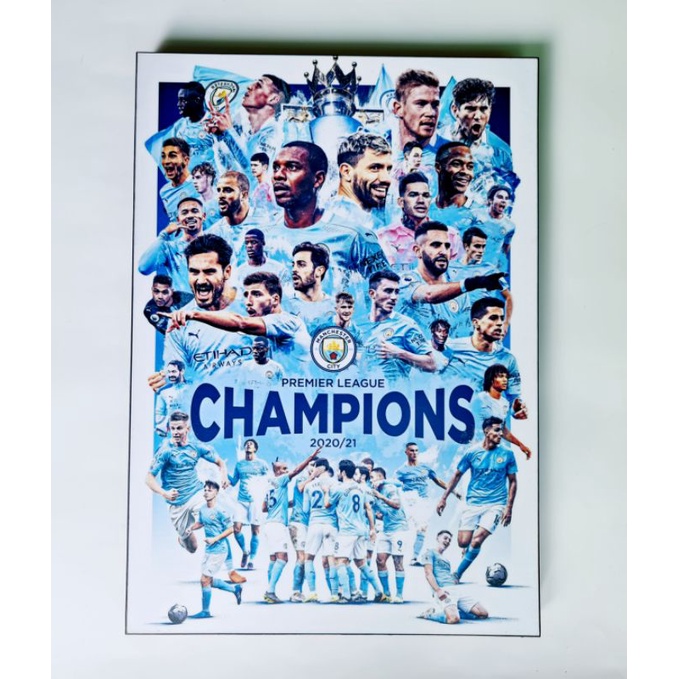 กรอบรูป MANCITY Champion Premier League 2020-2021
