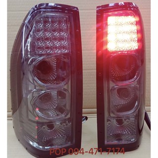  ไฟท้ายดีแมค dmax led 2003-2005ไฟท้ายแต่ง ดีแมค ISUZU D-MAX LED ปี2003-2005 DEPO สี SMOEK