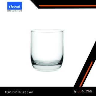 JJGLASS - (Ocean) B00309 Top Drink - แก้วน้ำ เนื้อใส เหมาะสำหรับใส่เครื่องดื่ม มีให้เลือกทั้งหมด 1 ขนาด ปริมาตร 235 ML.