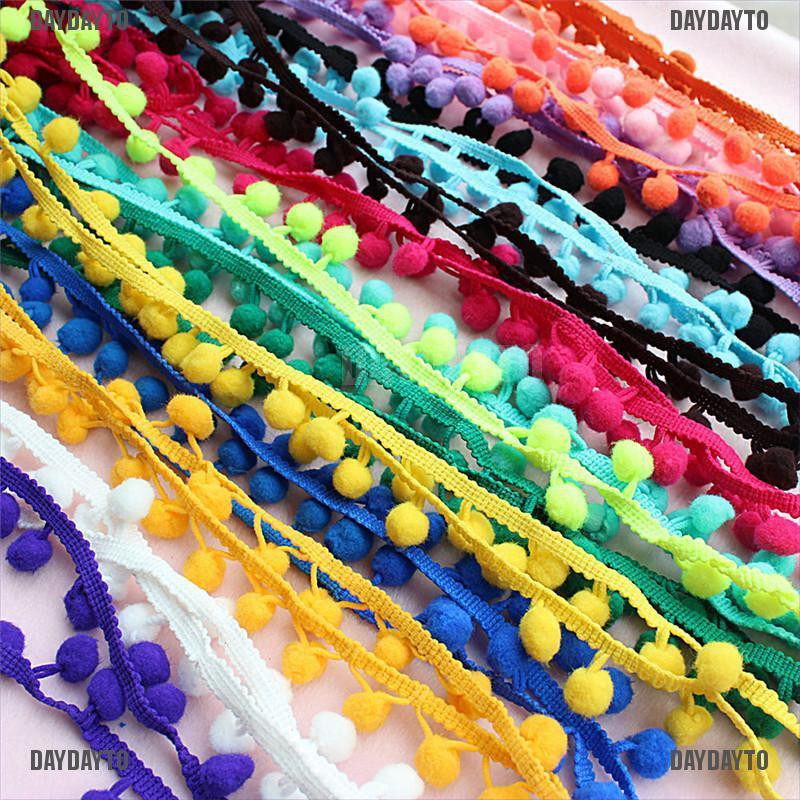 QUARKZMAN 10 Yards Pom Pom Ball Fringe Trim, Ribbon Produktbild-Vorschau 7