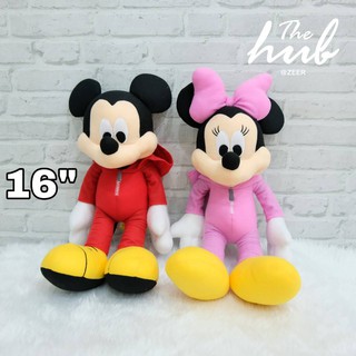 ตุ๊กตา Micky&amp;Minnie ชุดออกกำลังกาย