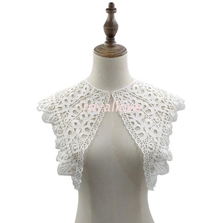 royal 1 Pc Lady Shirt False Collar Lace Detachable False Neck Polyester French Style Hollowed-Out Collar