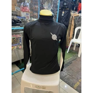เสื้อคอเต่า เสื้อฝึกแขนยาว สกรีนโล่ ไม่สกรีนตรา ผ้าไมโครนุ่มลื่นเบามีฟองน้ำบ่าศอกลดแรงกระแทกระบายอากาศดีสินค้ารับประกัน