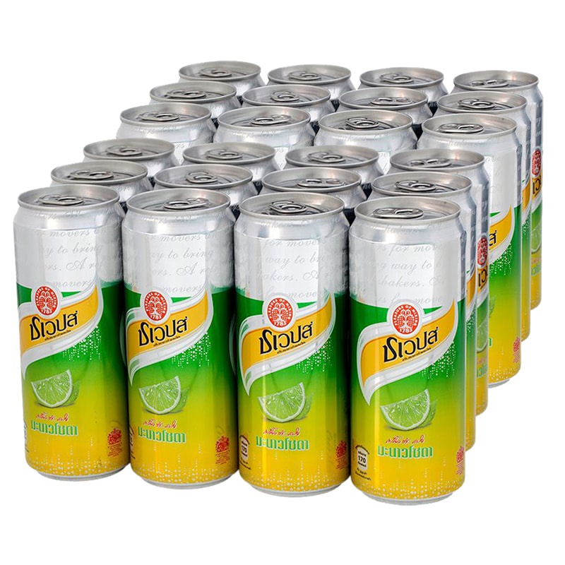 [ Free Delivery ]Schweppes Lime Soda 330ml. Pack 24Cash on delivery