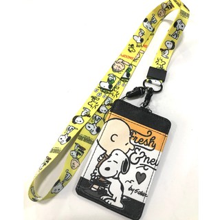 สายคล้องคอ สายคล้องบัตร ที่ใส่บัตร สายห้อยบัตร ซองใส่บัตร พร้อมสายคล้องคอ ลาย SNOOPY FRESH YL สนูปปี้    งานดี สวยงาม สำ