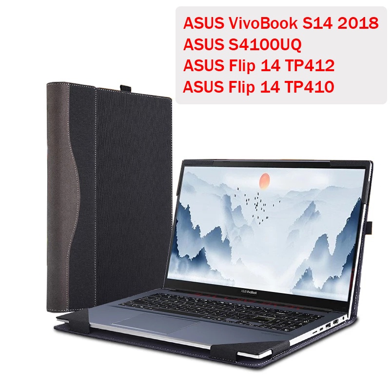 เคสกระเป๋าใส่โน้ตบุ๊ก PC ถอดออกได้ สําหรับ ASUS VivoBook Flip 14 TP410 TP412 S4100UQ VivoBook S14 2018