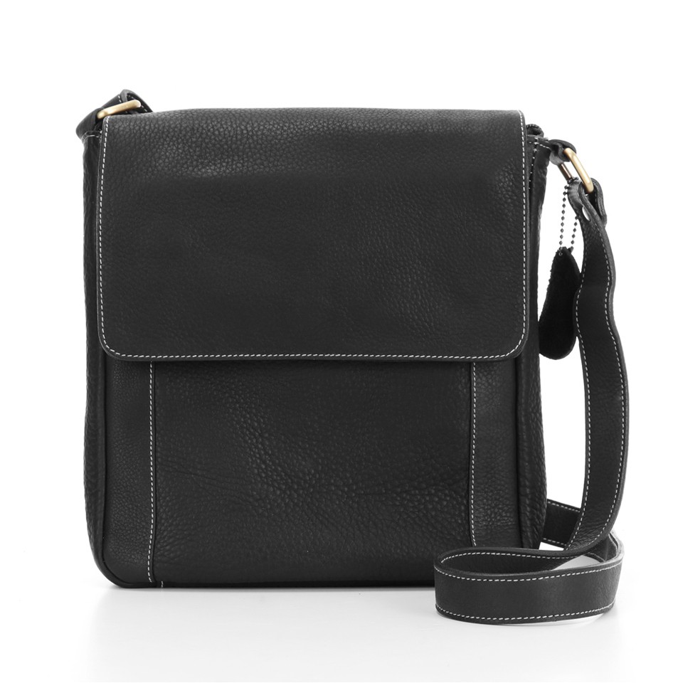 กระเป๋าหนังแท้ ทำจากหนังวัว 100% สะพายข้าง สำหรับผู้ชาย รุ่น Vincent สีดำ แบรนด์ Moonlight แท้พร้อมถ