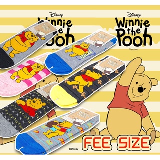 ถุงเท้าลายหมีพูห์ ถุงเท้าลายลิขสิทธิ์แท้ Disney Winnie the Pooh