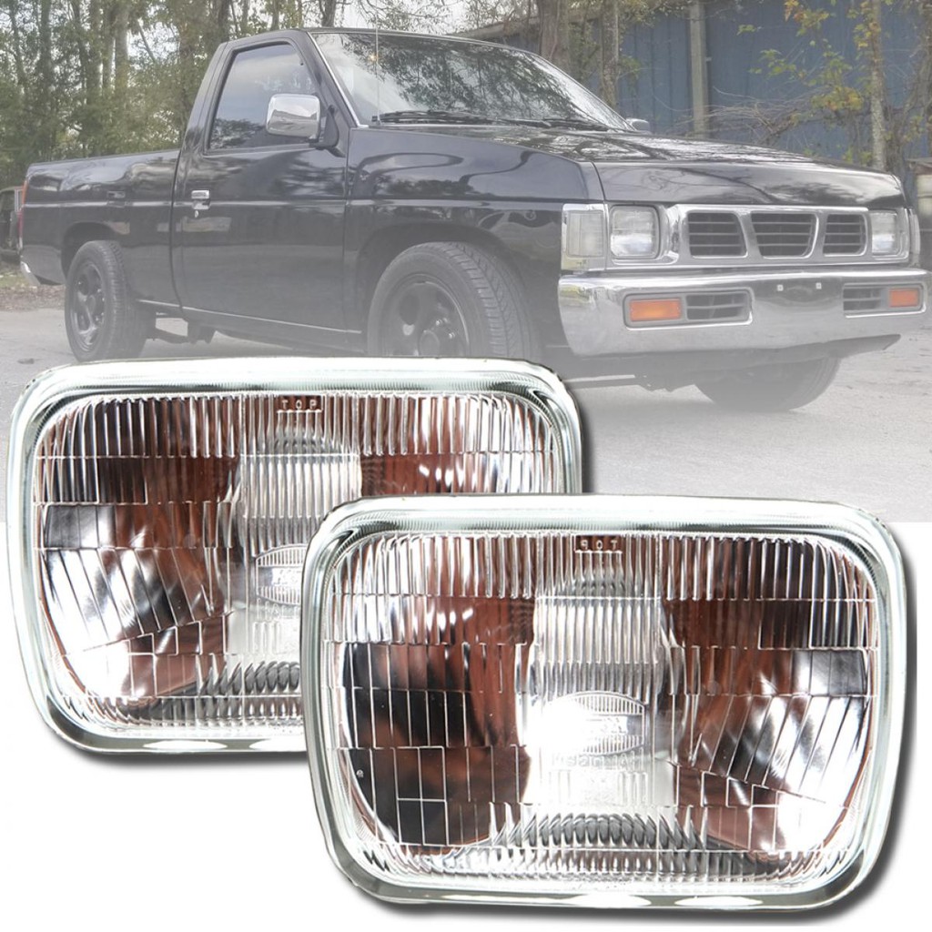 ไฟหน้า ไฟตา H4 HALOGEN KOITO รุ่น นิสสัน บิ๊กเอ็ม NISSAN BIG-M D21 ปี 1997 เลนส์แก้ว ฝาใส
