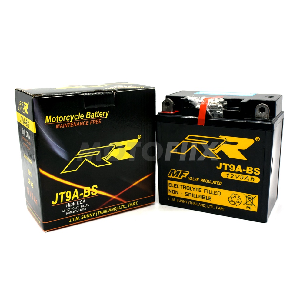 RR แบตเตอรี่แห้ง JT9A-BS By Motofiix