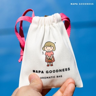 Napa Goodness® ถุงหอมดอกเกลือทะเล Aromatic Bag กลิ่นตะไคร้/กาสะลอง/มะกรูด/ลาเวนเดอร์/ซากุระ/มะลิ/จำปา ขนาด 50 กรัม