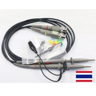 สายโพรบ สายวัดออสซิลโลสโคป P6100 100MHz เส้นละ 245 บาท(ในภาพหน้าปก 2 เส้น 480 บาท)