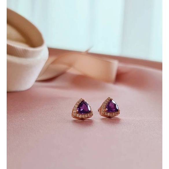 [Kyzen Living] ต่างหูอเมทิสต์
