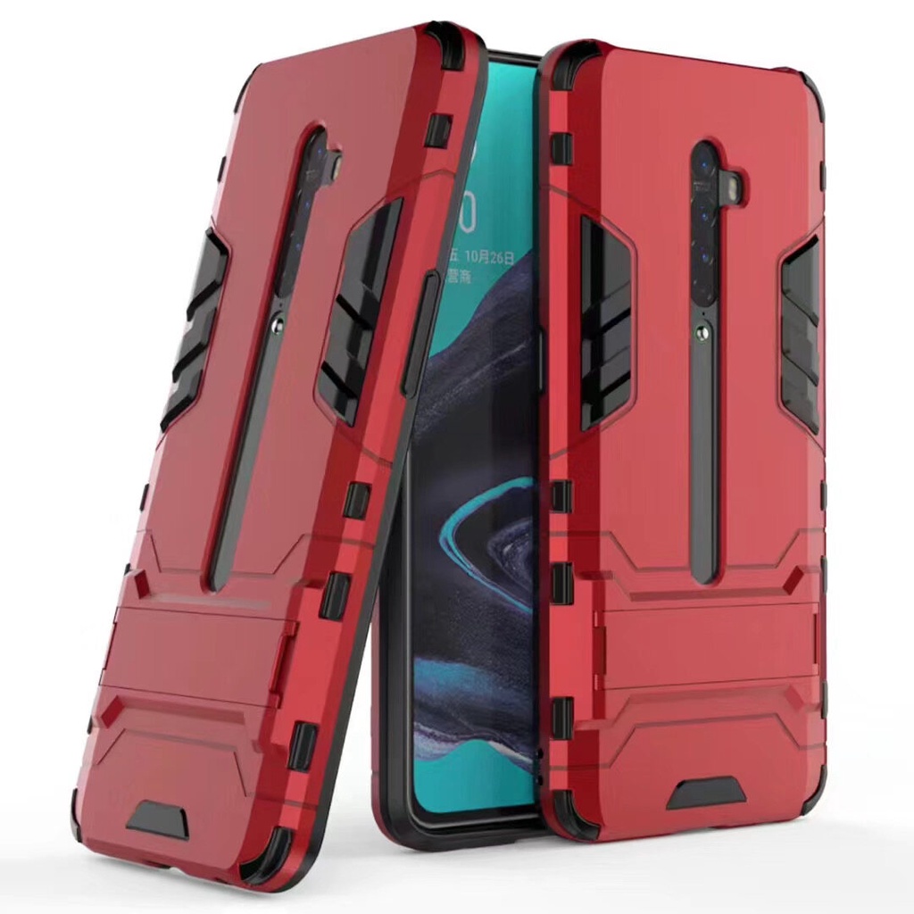 OPPO Reno 2Reno 2F Case กันกระแทกเคสโทรศัพท์ไฮบริดเกราะเคสแบบกางตั้งที ...
