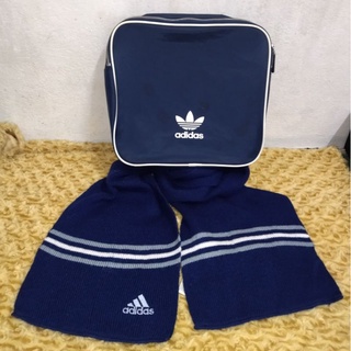 ชุดเซท ADDIDAS กระเป๋า+ผ้าพันคอ ของแท้100% แถมจัดส่งฟรีค่ะ