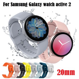 สายนาฬิกาข้อมือซิลิโคนสําหรับ Samsung Galaxy Watch 4 40mm 44mm , Samsung Galaxy Watch active 2 40 มม. 44 มม. 42 มม. สายนาฬิกา Samsung Galaxy Watch 4 classic , Samsung Galaxy watch 42mm