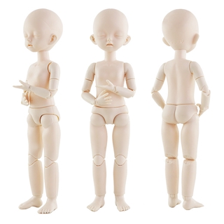 ดวงตาตุ๊กตา BJD 6 จุด 28 ซม. เป็นมิตรกับสิ่งแวดล้อม สีขาว สไตล์เกาหลี สําหรับเด็ก