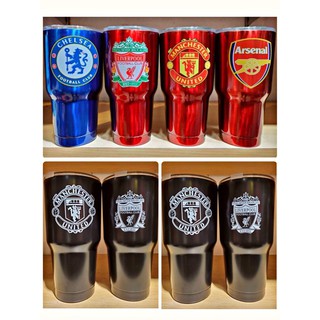⚽️แก้วเก็บความเย็น ลายทีมฟุตบอล⚽️ 30 oz. 900 ml. เก็บความเย็นข้ามคืน ใส่ได้ทั้งร้อนและเย็น