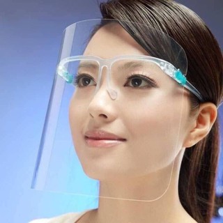 หน้ากากแว่นตา Face Shield มีของพร้อมส่งจาก กทม ด่วนจี๋ ทันที ทันใจ ทันใช้