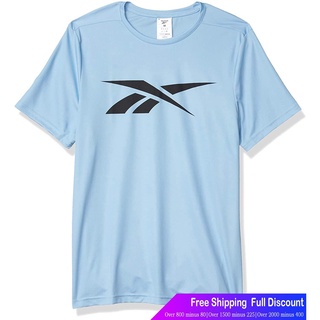 เสื้อยืดแขนสั้น Reebok Mens Workout Ready Poly Graphic Tee Reebok Popular T-shirts