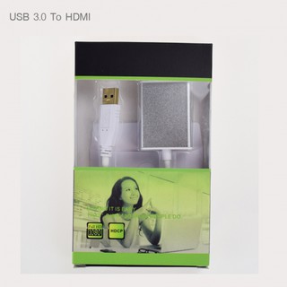 USB 3.0 To HDMIพร้อมส่งคะแปลงช่องสัญญาณ USB 3.0 เป็น HDMI