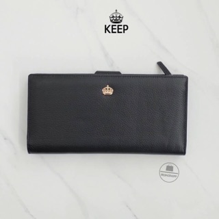 KEEP •Handy zipper • (outlet) สีดำ