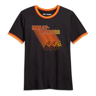 เสื้อยืดสกรีนลายลิขสิทธิ์แท้จาก Harley Davidson  96032-21vw