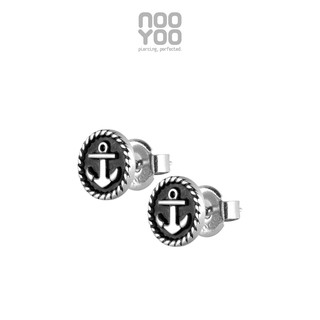 NooYoo ต่างหูสำหรับผิวแพ้ง่าย Anchor Surgical Steel