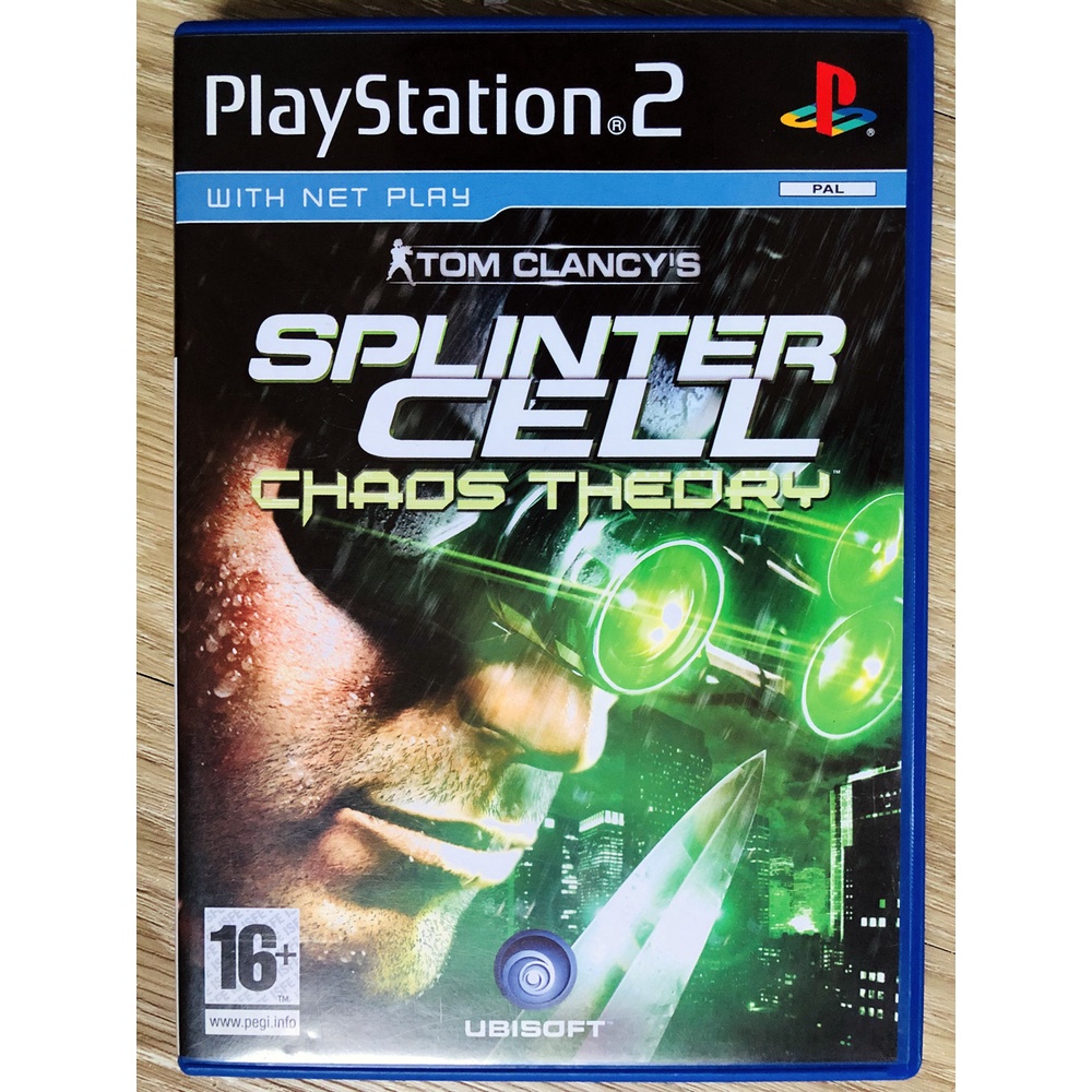 Tom Clancy's Splinter Cell Chaos Theory PS2 PAL (ENG) แผ่น PS2 แท้ สำหรับสายสะสม
