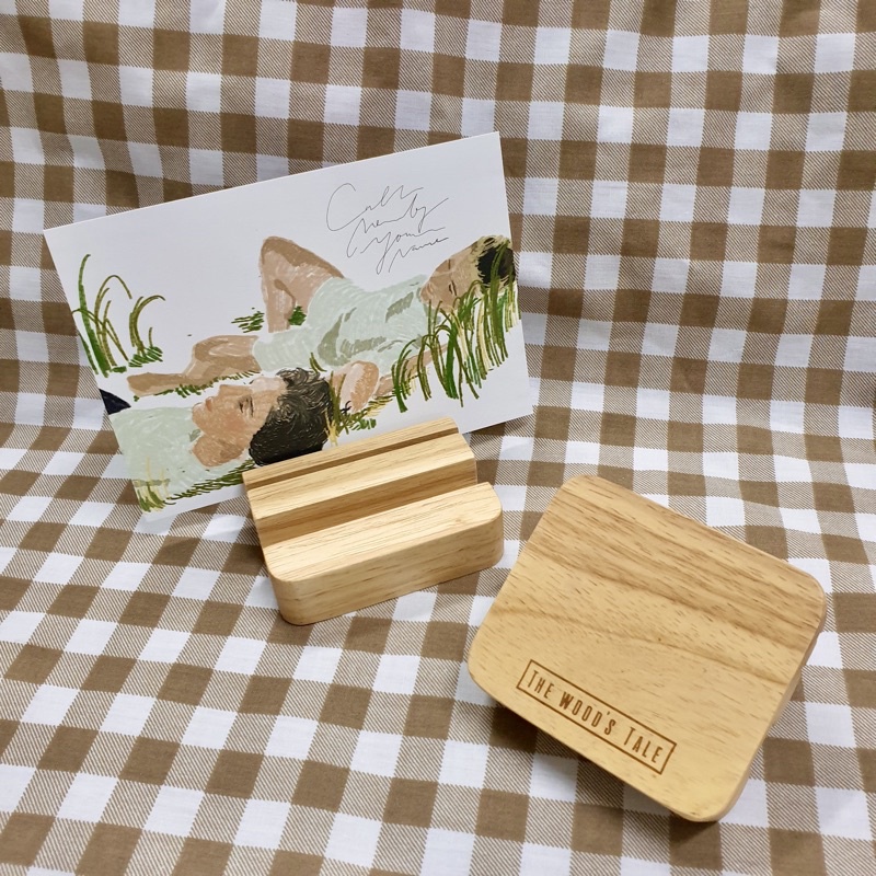 [พร้อมส่ง] The Wood's Tale Mini Phone Stand ที่วางโทรศัพท์และเสียบนามบัตร