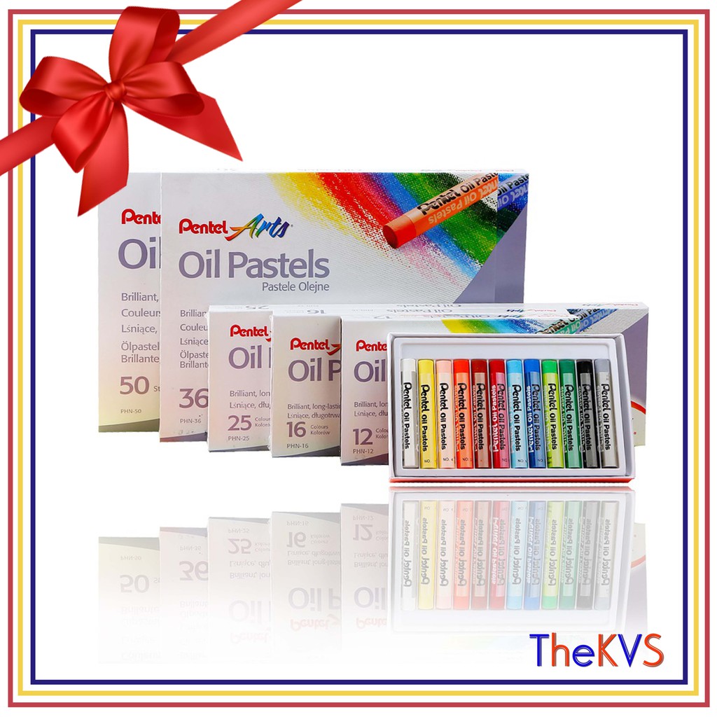 สีชอล์ค เพนเทล 12สี,16สี, 25สี, 36สี, 50สี เพนเทล