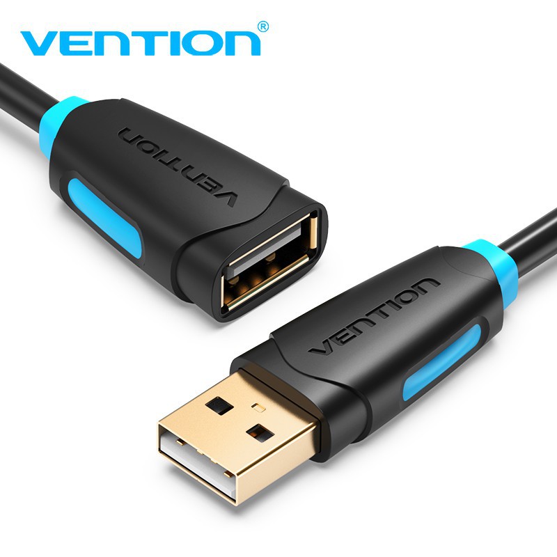 Vention สายเคเบิลต่อขยาย USB ตัวผู้ เป็นตัวเมีย USB 2.0