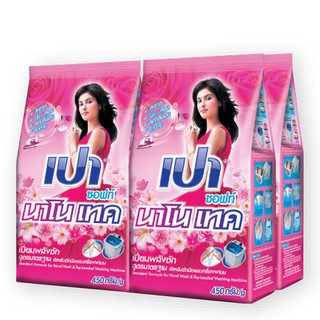 🔥แนะนำ!! เปา ผงซักฟอก สูตรมาตรฐาน ซอฟท์ นาโนเทค 400 กรัม x 4 ถุง Pao Soft Nano Tech Standard Formula Powder Detergent 40