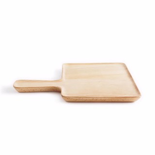 Chabatree Blanche serving tray (Beech) ถาดเสริฟไม้บีช มีด้ามจับ #6  CU117 ถาดไม้บีช