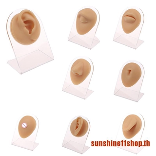 【SUNSHOP】โมเดลเข็มซิลิโคน สําหรับเจาะสะดือ จมูก ปาก