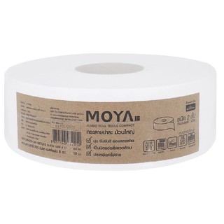 กระดาษทิชชู่ม้วนใหญ่ หนา 2 ชั้น 300 m 1 ม้วน MOYA