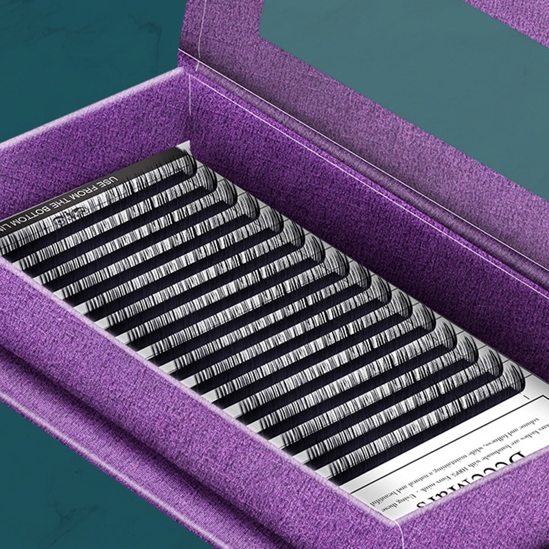 Decemars Lashes ขนตาปลอม คลาสสิค คละขนาด วอลลุ่ม รัสเซีย และเมก้า ด้าย โดยด้ายเพิ่มความยาวขนตา ต่อขนตา แต่งหน้า - รูปที่ 7