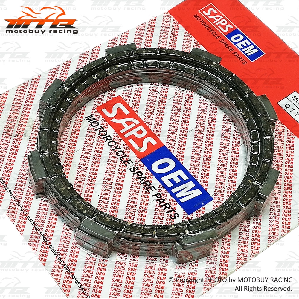 Y125Z / ZR HIGH PERFORMANCE CLUTCH PLATE SET (อะไหล่ SAPS OEM )