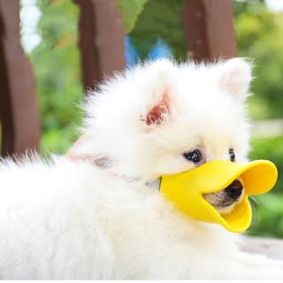 MILLY HOUSE♥Pet duck mouth cover ปลอกซิลิโคนเป็ด / ฝากัดป้องกันการกัดกิน / สุนัข