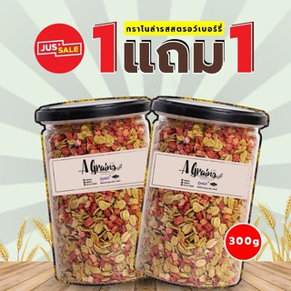 AGrains กราโนล่า รสสรตรอว์เบอร์รี ขนาด 300 กรัม โปร!!พิเศษ 1 แถม 1