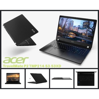 (ใส่โค้ด INC11EL ลดเพิ่ม 70.-) Acer TravelMate P2 TMP214-53-53XD (Black) เครื่องศูนย์แท้ รับประกันศูนย์ 1 ปี