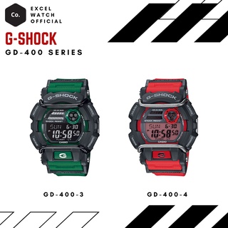 G-SHOCK รุ่น  GD-400-3/ GD-400-4  ประกัน cmg 1 ปี ร้าน Excel-watch