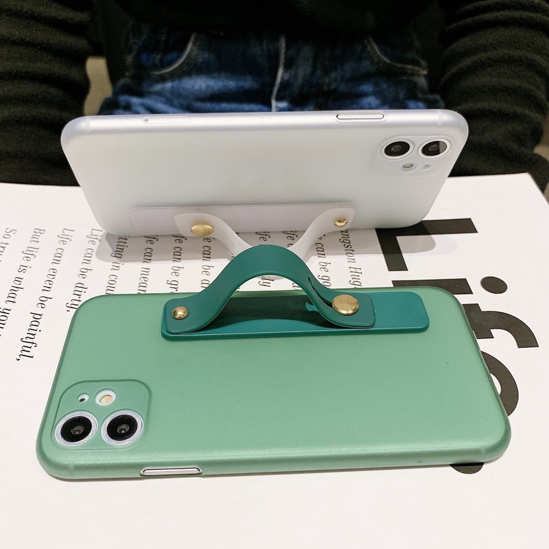 0.3 มม.Ultra-thin Matteโปร่งใสเคสโทรศัพท์สายรัดข้อมือสําหรับiPhone 13 12 11 Pro Max X XR XS MAX 8 7 